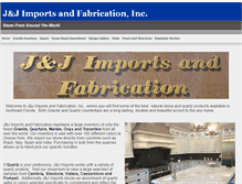 Tablet Screenshot of jandjimportsandfab.com